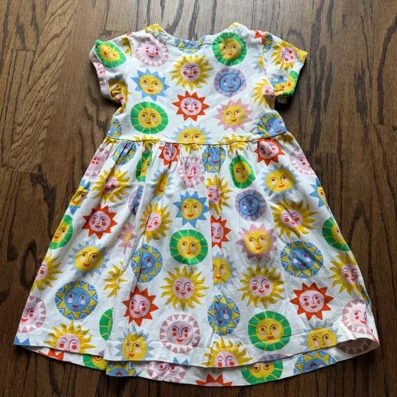 Mini Boden Sun Faces Print Dress - Picture 4 of 4
